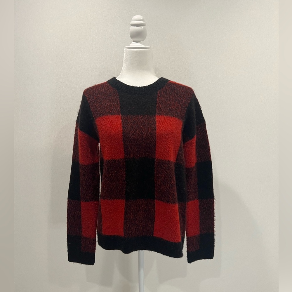 Lucky Brand Buffalo Plaid Pullover, Size Small